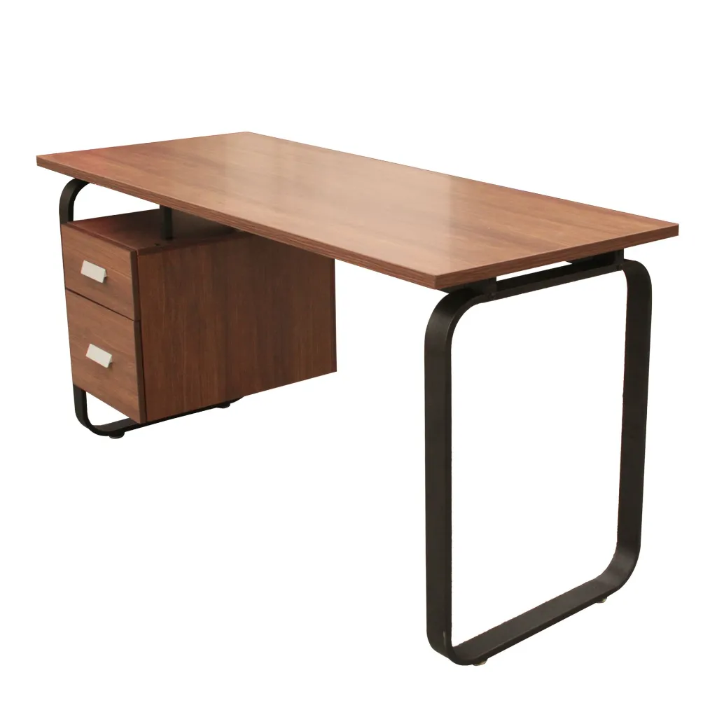 Oshun Office table White BG Perspective view.webp