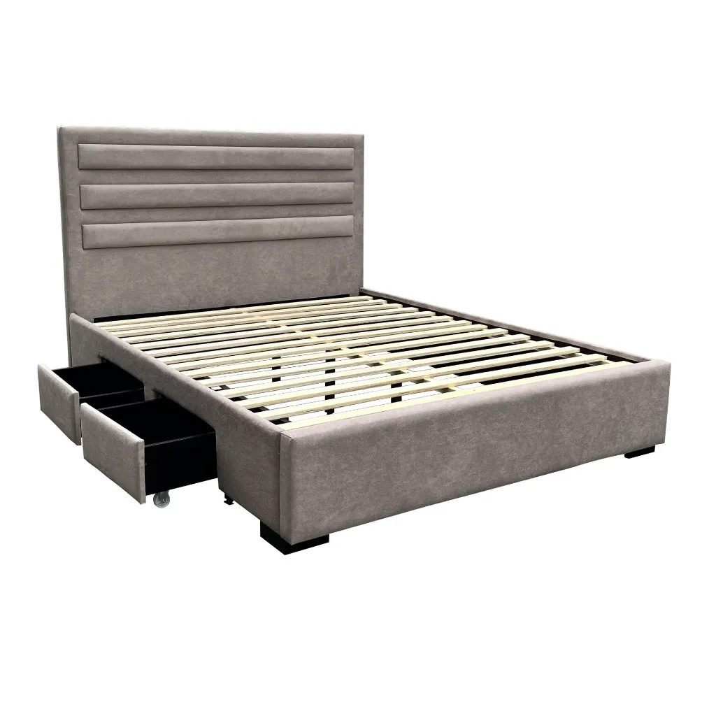 Gaffy Bedframe Perspective Open Drawer.webp