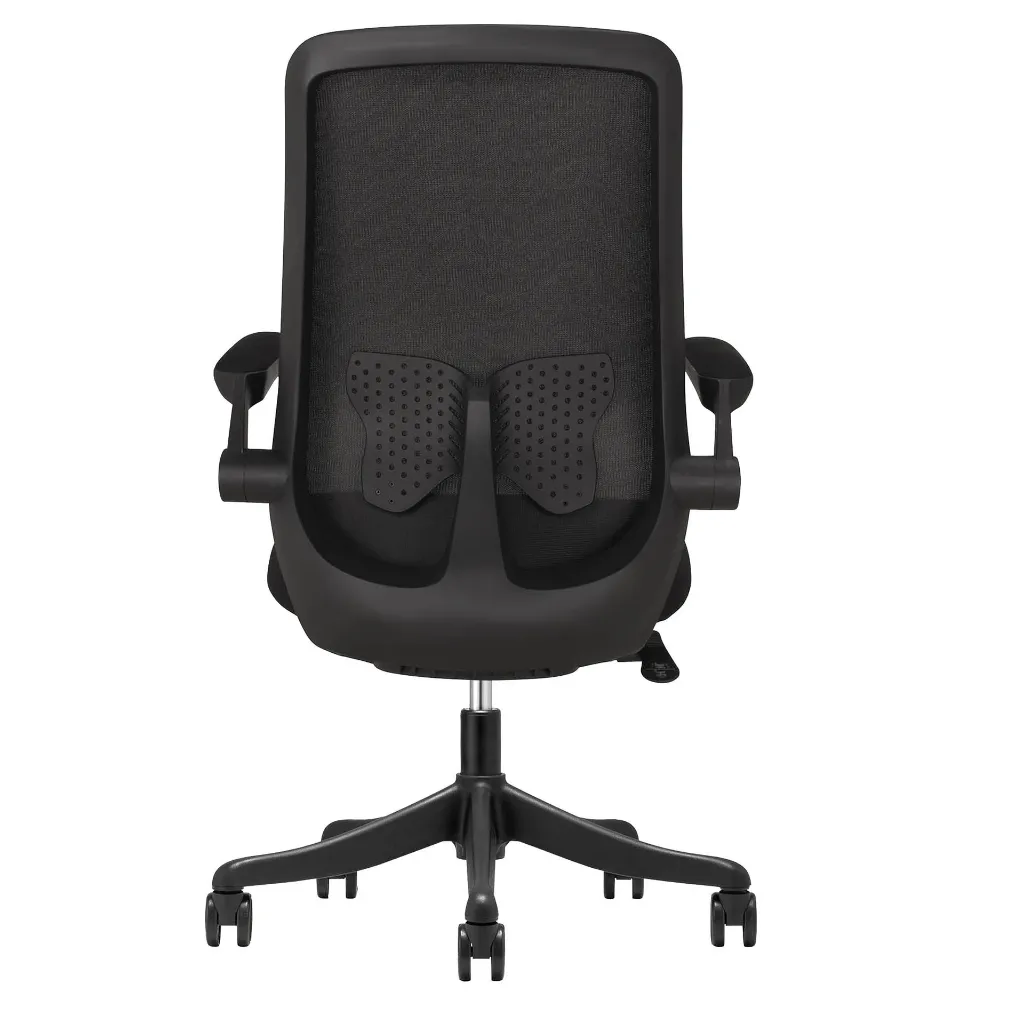 Elvie Black Office Chair Back wbg.webp