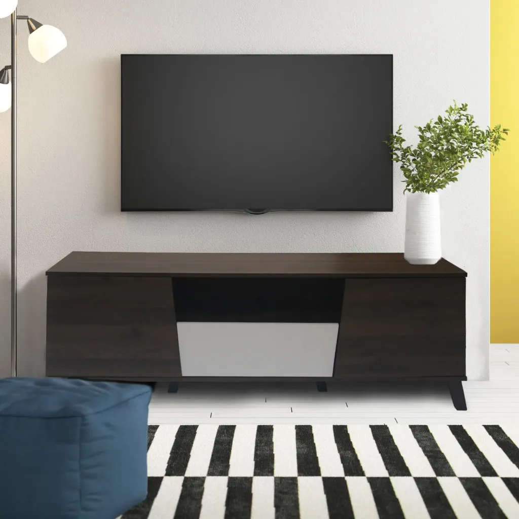 [Cabinet / TV Cab] AMIN WALNUT+LT OAK